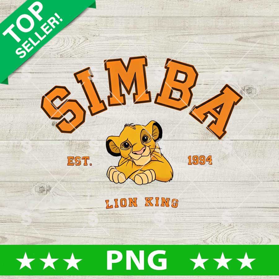 Simba Lion King EST 1994 PNG
