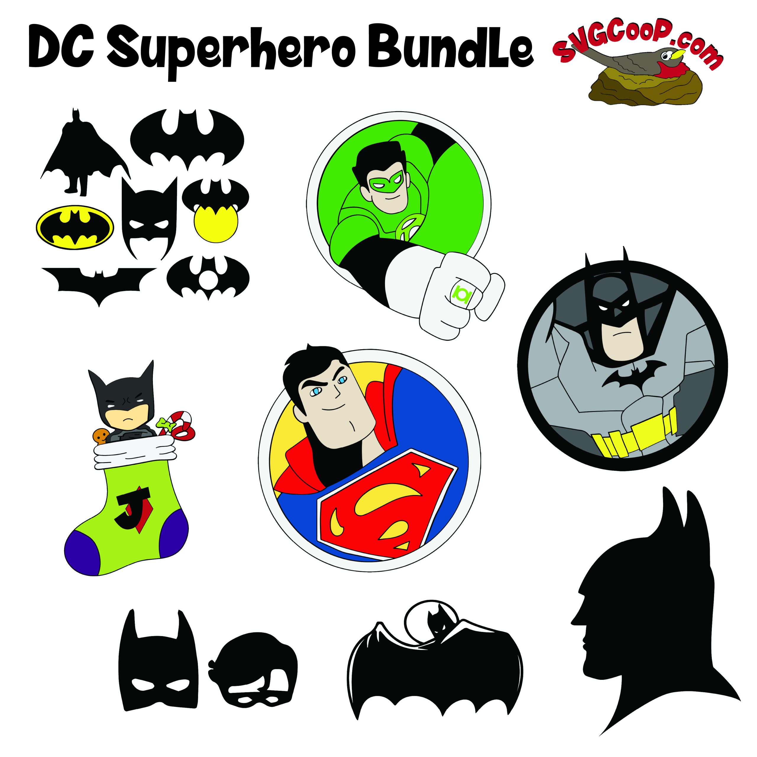 Set of DC Superheroes