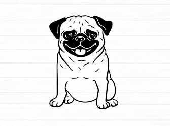 Download The Best 9 Free Pug Svg Cut File Haleconse