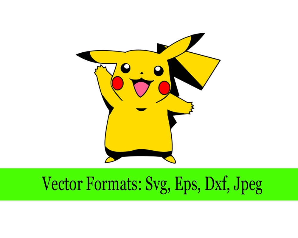 It's great perfect for decorating mugs, glasses, shirts, and more! Pikachu Svg File Vector Design Svg Embroidery