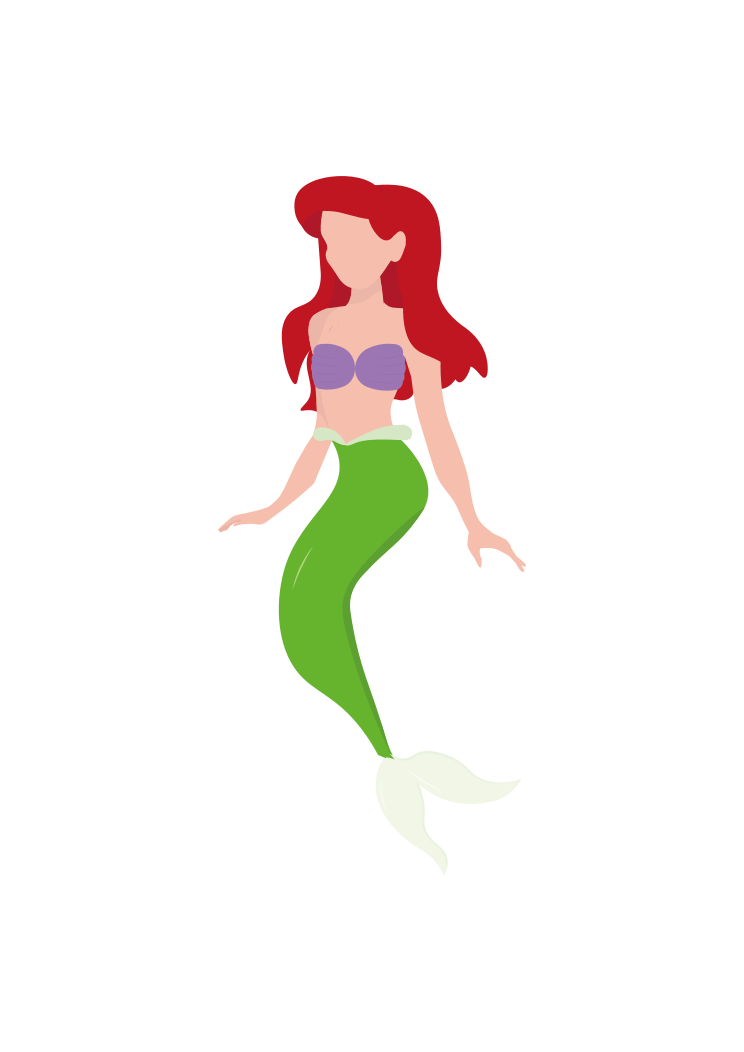 Huge list of mermaid inspired svgs, fonts, clipart, digital paper, overlays and even a 3d mermaid svg file. Female Mermaid Clipart Free Svg File Svgheart Com