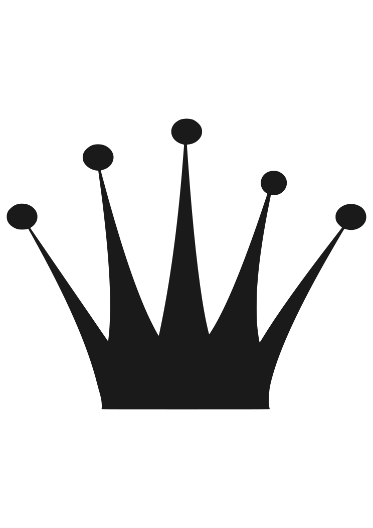 Download icons in all formats or edit them for your designs. Queen Crown Black Silhouette Free SVG File - SvgHeart.com