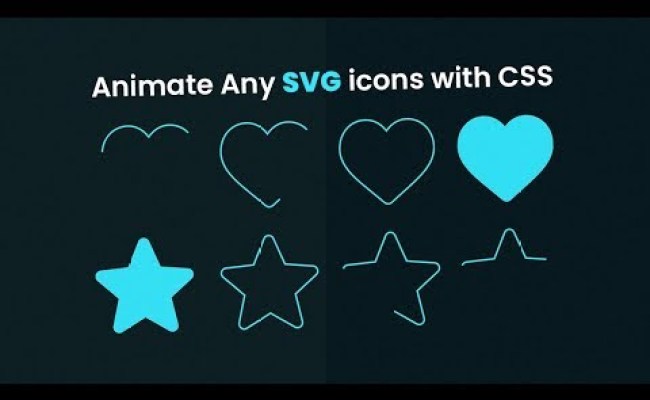 Animate Any SVG Icons With CSS Only | SVG Stroke Animation With Html CSS - Files For Cricut ...