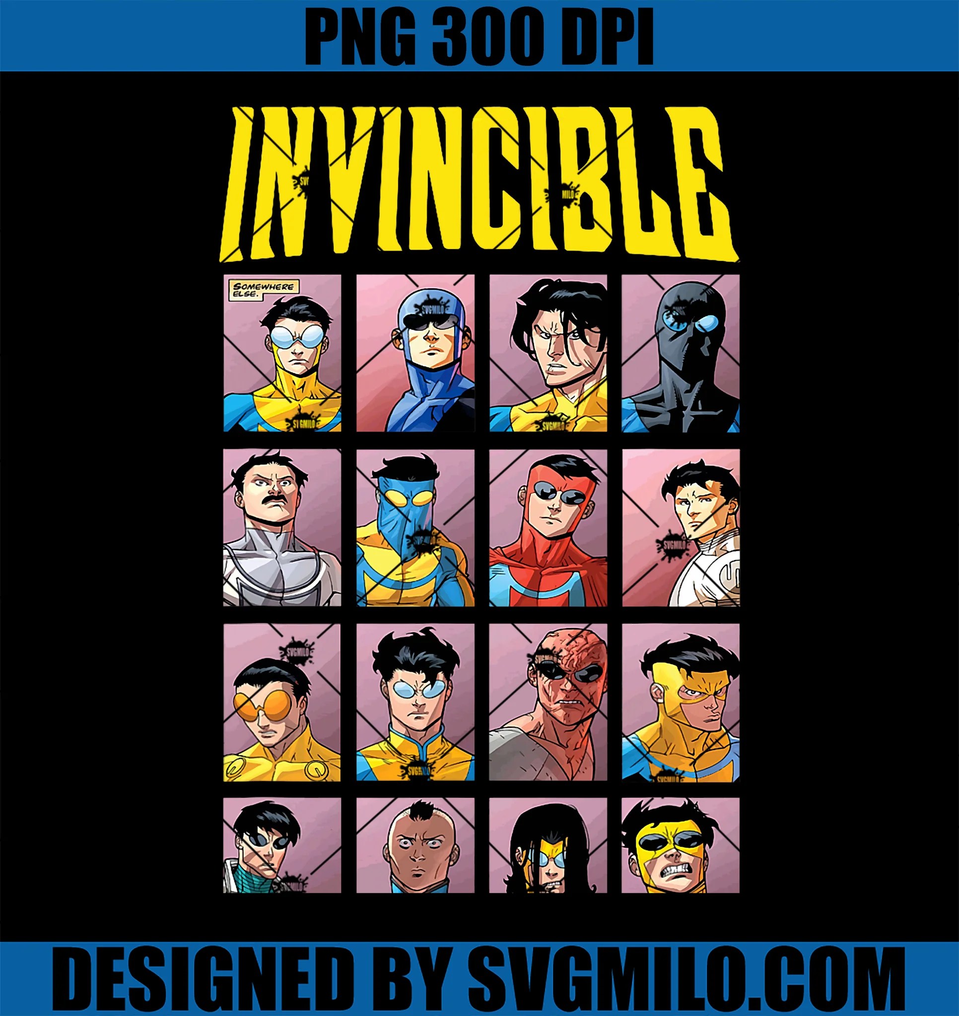 Invincible Variants Png