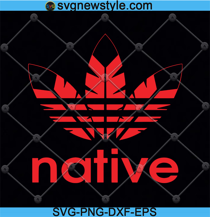 Indian feathers svg, boho feather svg, tribal svg files for cricut, native american svg, feathers cricut svg, feather vector, svg cut files. Native American Adidas Logo Svg Adidas Logo Svg Mmiw Awareness Indigenous Women Svg Svg New Style