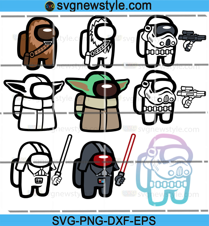 We all chose a character, and then i. Among Us Star Wars Svg Star Wars Character Svg Star Wars Shirt Svg Star Wars Cup Svg Among Us Svg Svg Png Custom Cut File Cricut Svg New Style