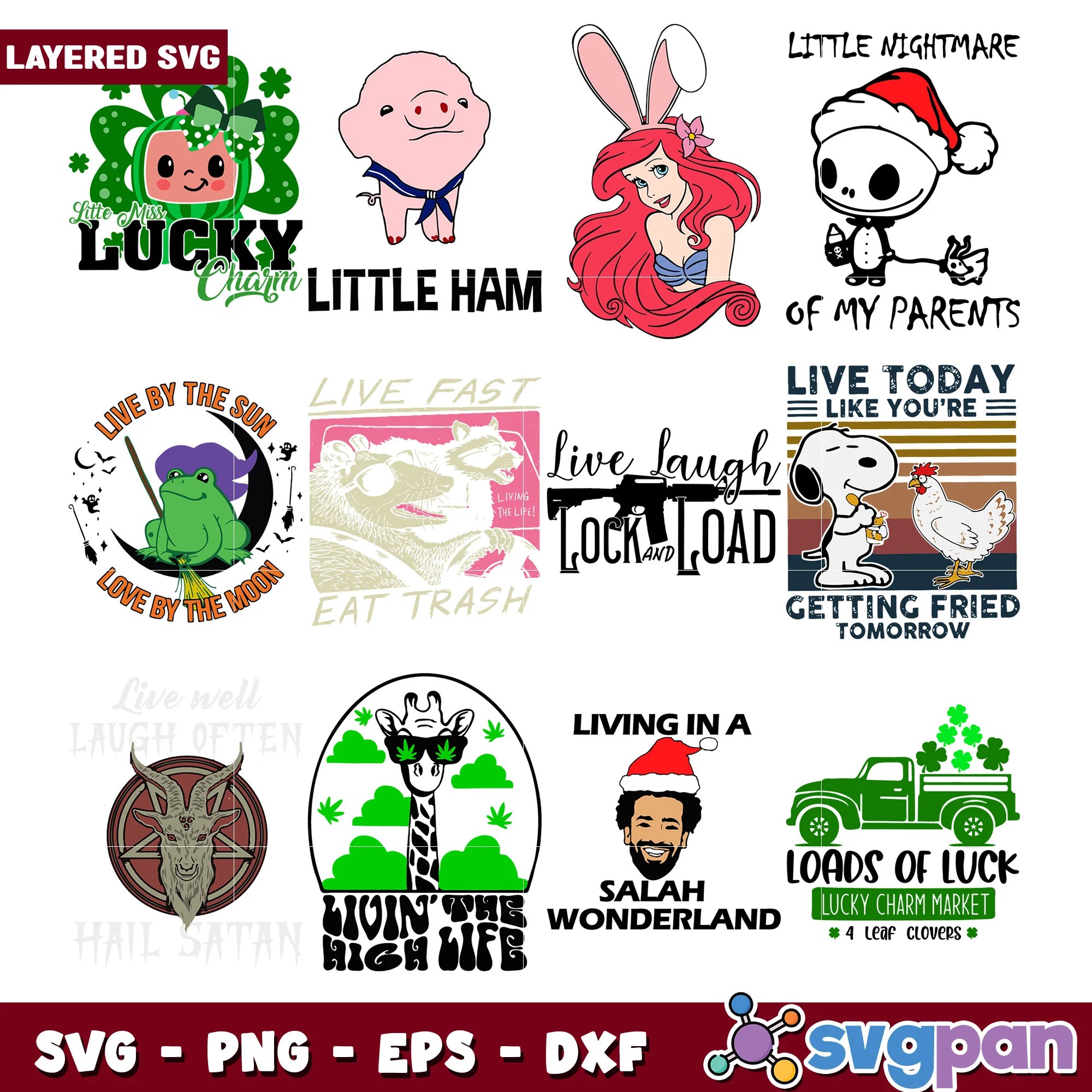 Fun Layered Svg Bundle For Creative Projects Svgpan