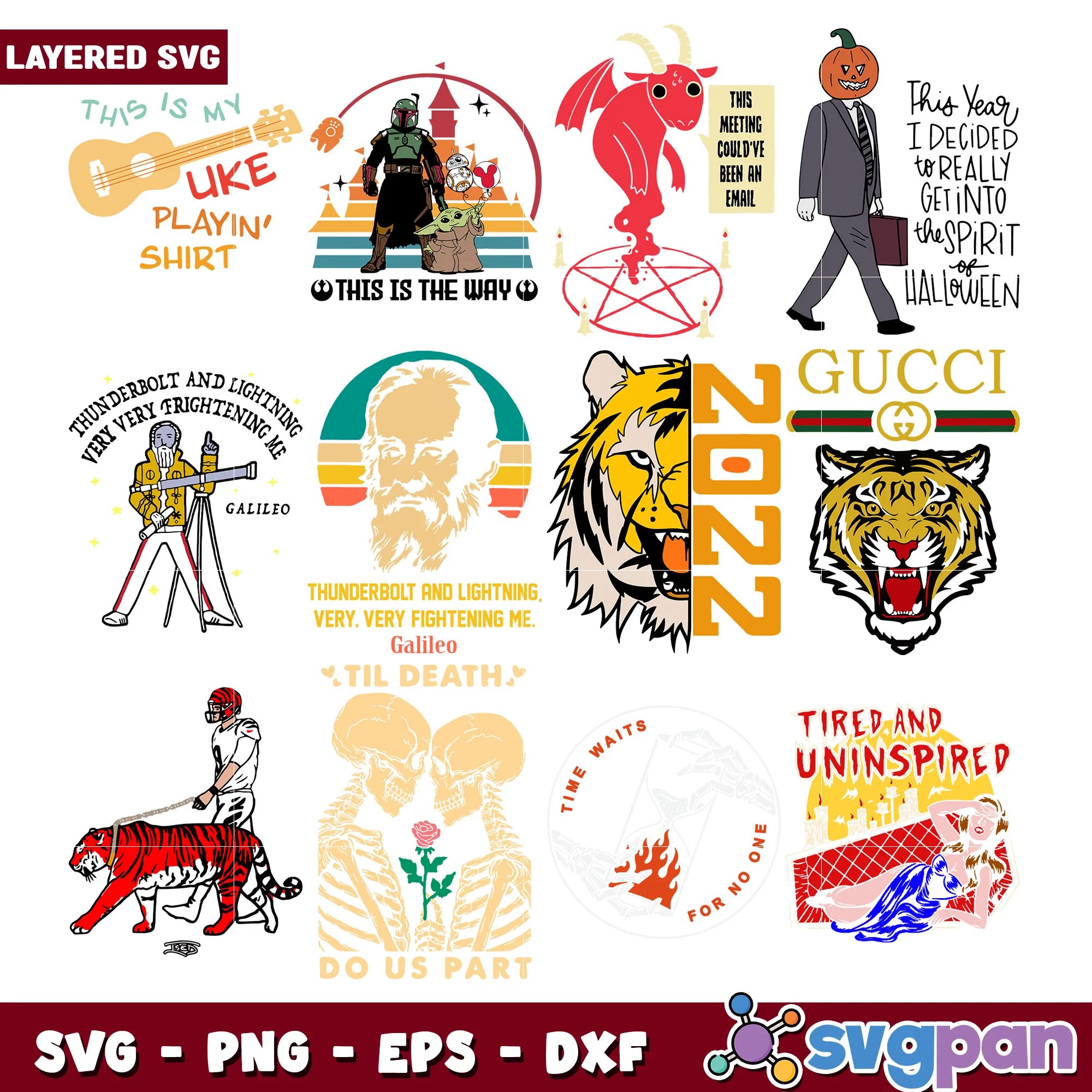Unique Layered Svg Bundle For Creative Projects Svgpan
