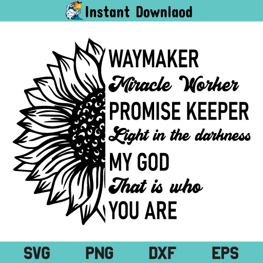 Out of these, the cookies that are categorized as necessary are stored on your browser as they are essential for the working of basic functionalities of the website. Sunflower Waymaker Svg Waymaker Miracle Worker Sunflower Svg Sunflower Svg Waymaker Svg Christian Quotes Svg Christian Sunflower Svg Png Dxf Cricut Cut File Svgsea