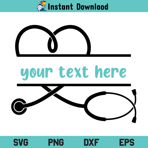 Once you have downloaded the free stethoscope svg file, you can use it anytime to create projects for personal use only. Stethoscope Heart Monogram Svg Stethoscope Split Monogram Svg Heart Stethoscope Svg Stethoscope Svg Nursing Svg Nurse Svg Name Frame Monogram Nurse Svg Png Dxf Cricut Cut File Svgsea