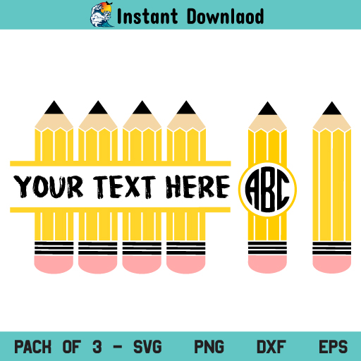 To explore more similar hd image on pngitem. Pencil Split Monogram Svg Pencil Monogram Svg Pencil Name Frame Svg School Teacher Pencil Monogram Svg Png Dxf Cricut Cut File Clipart Svgsea