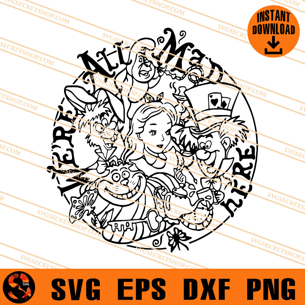 Queen Of Hearts Alice In Wonderland Cuttable Design Files Svg Ep Minnie ...