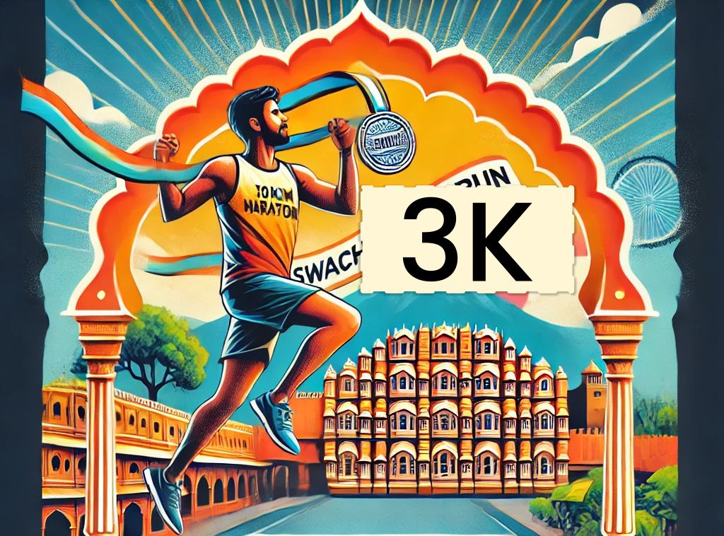 Swachhathon Jaipur Marathon Running