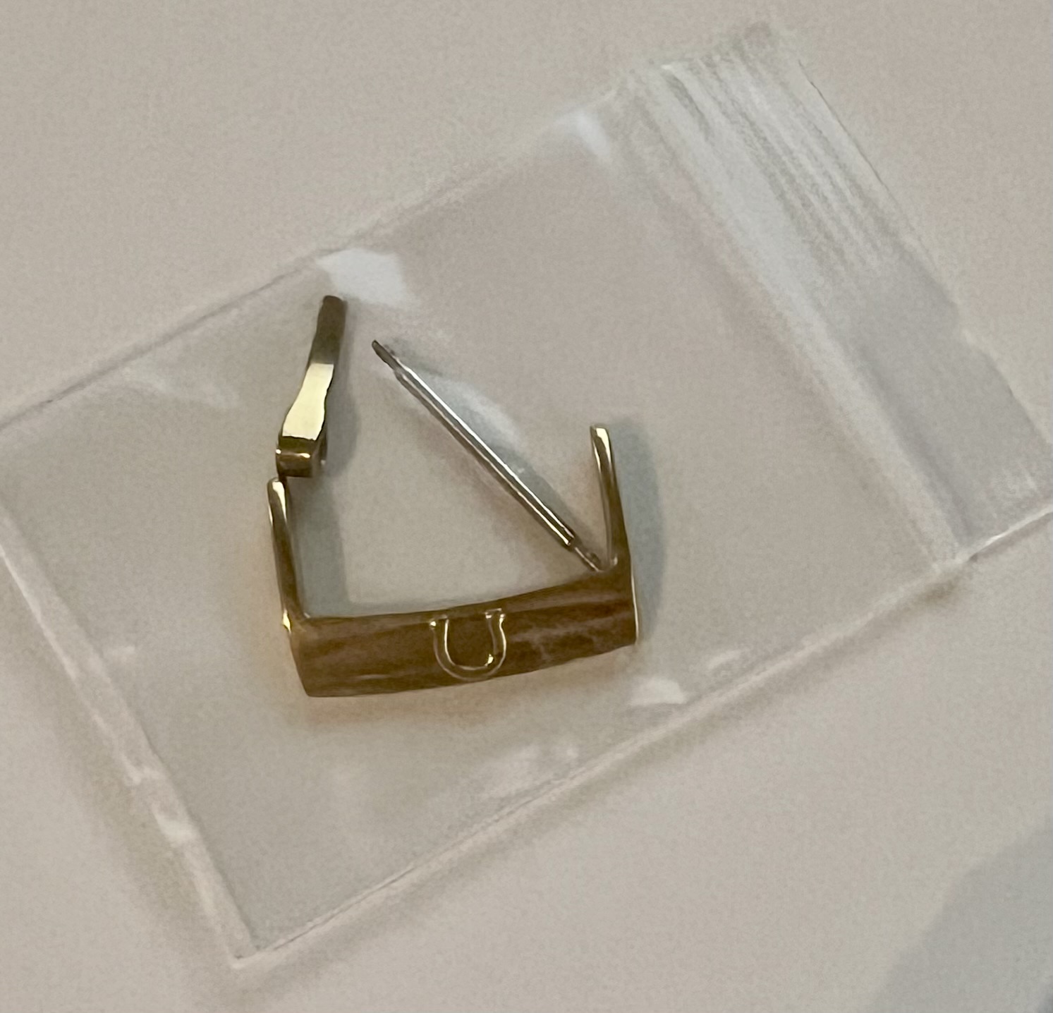 Omega 20mm Yellow Gold Strap buckle