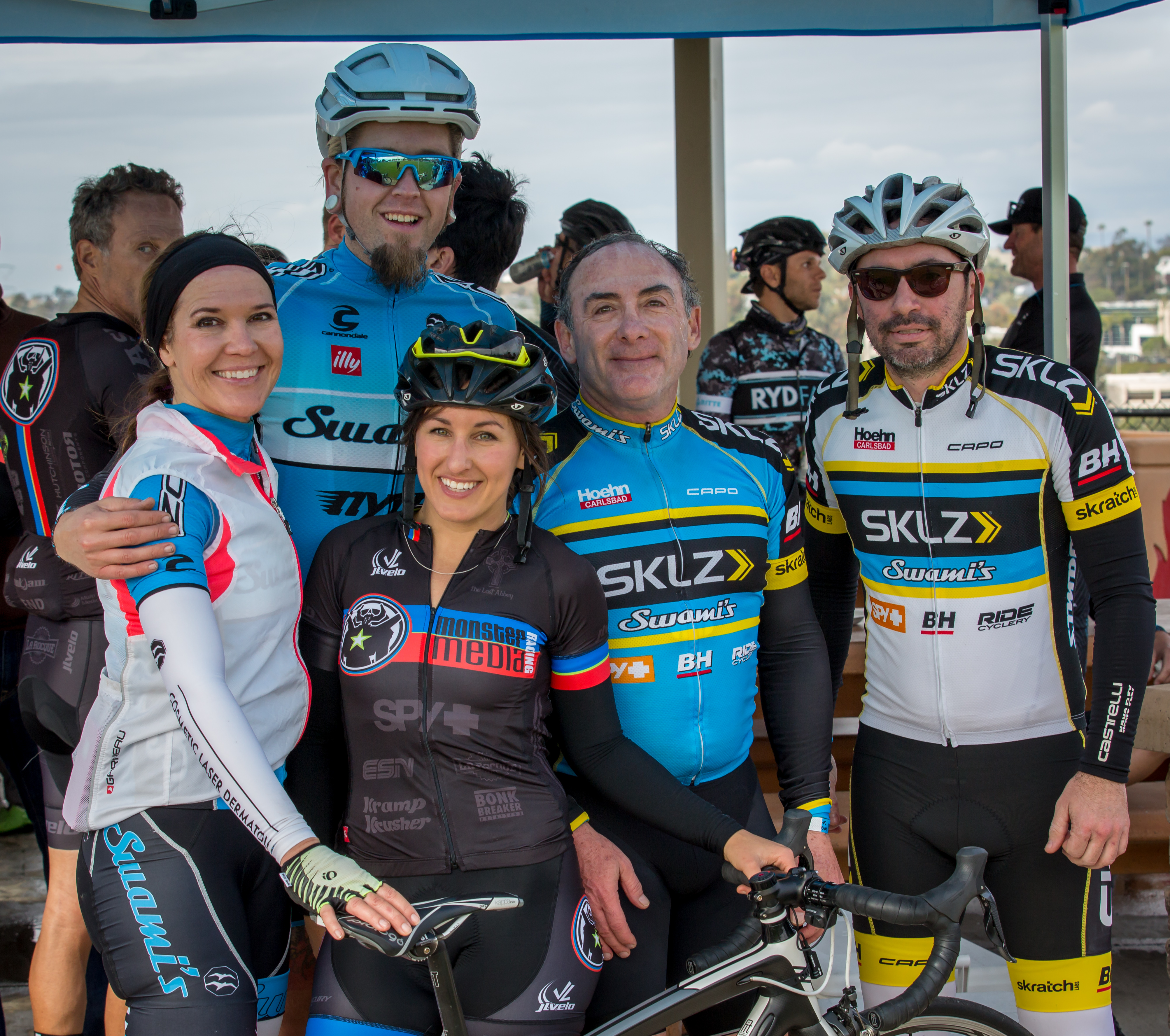 Natalie, Jason, Jenna and other Swami's members