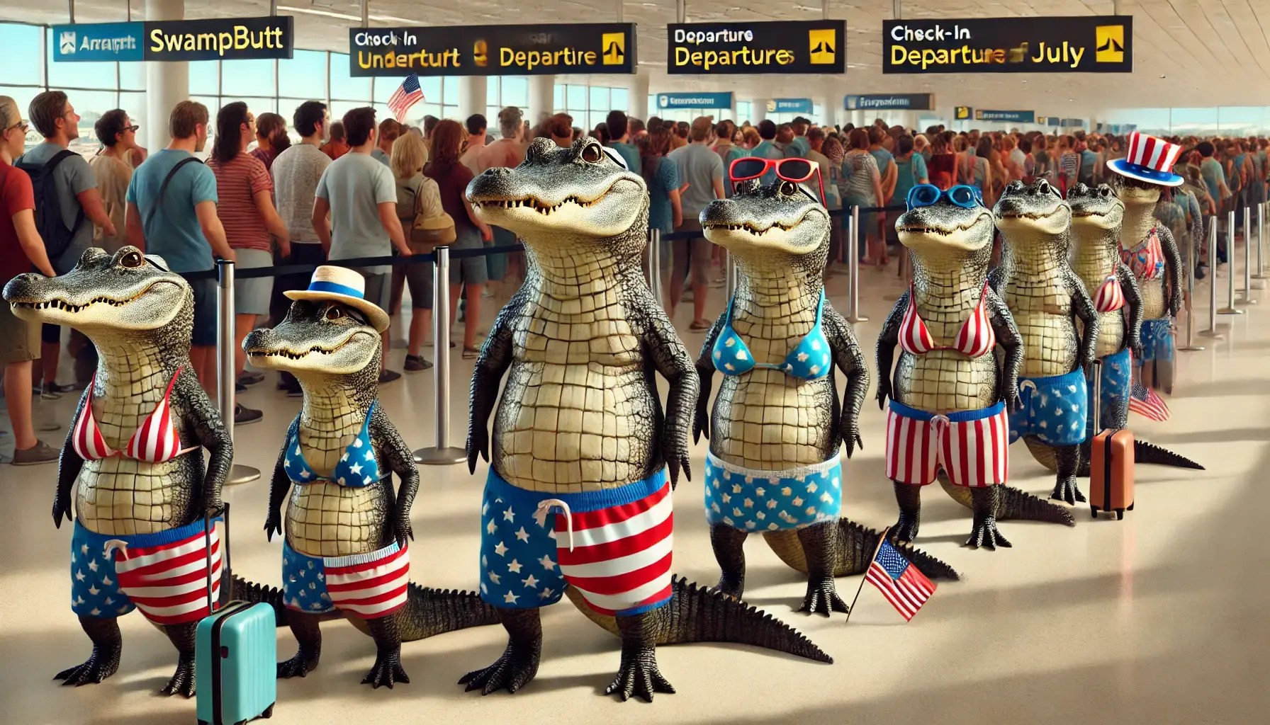 Sweating it out at the airport with SwampButt Underwear.Are there any more useless government employees than TSA agents at airports? Outside of any DMV, no. Uniformed senior citizens who are mostly overweight, under washed and all too anxious to give that full body search, the TSA makes the hassle of travel way worse.