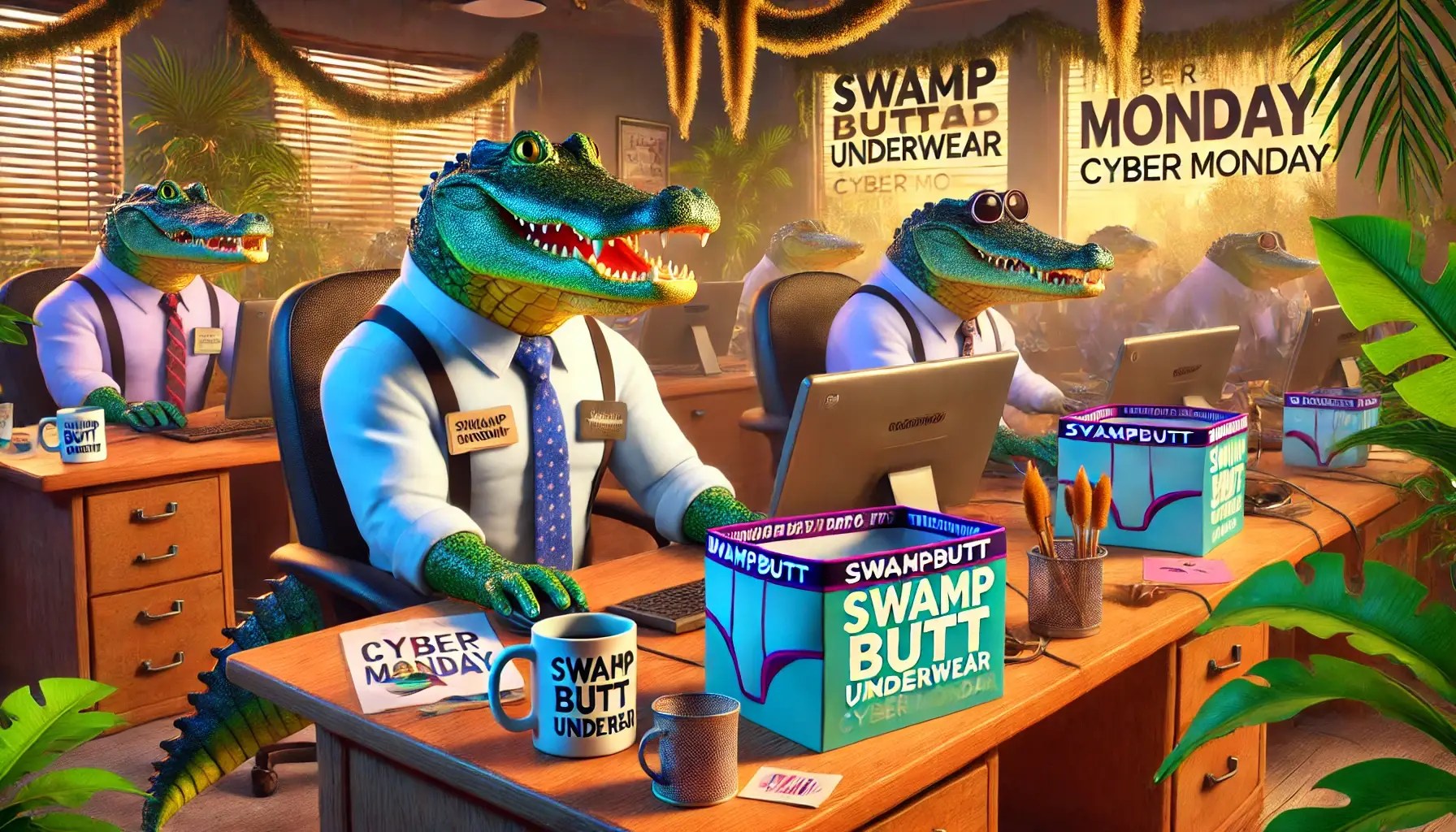 Buy SwampButt Underwear on Cyber Monday.