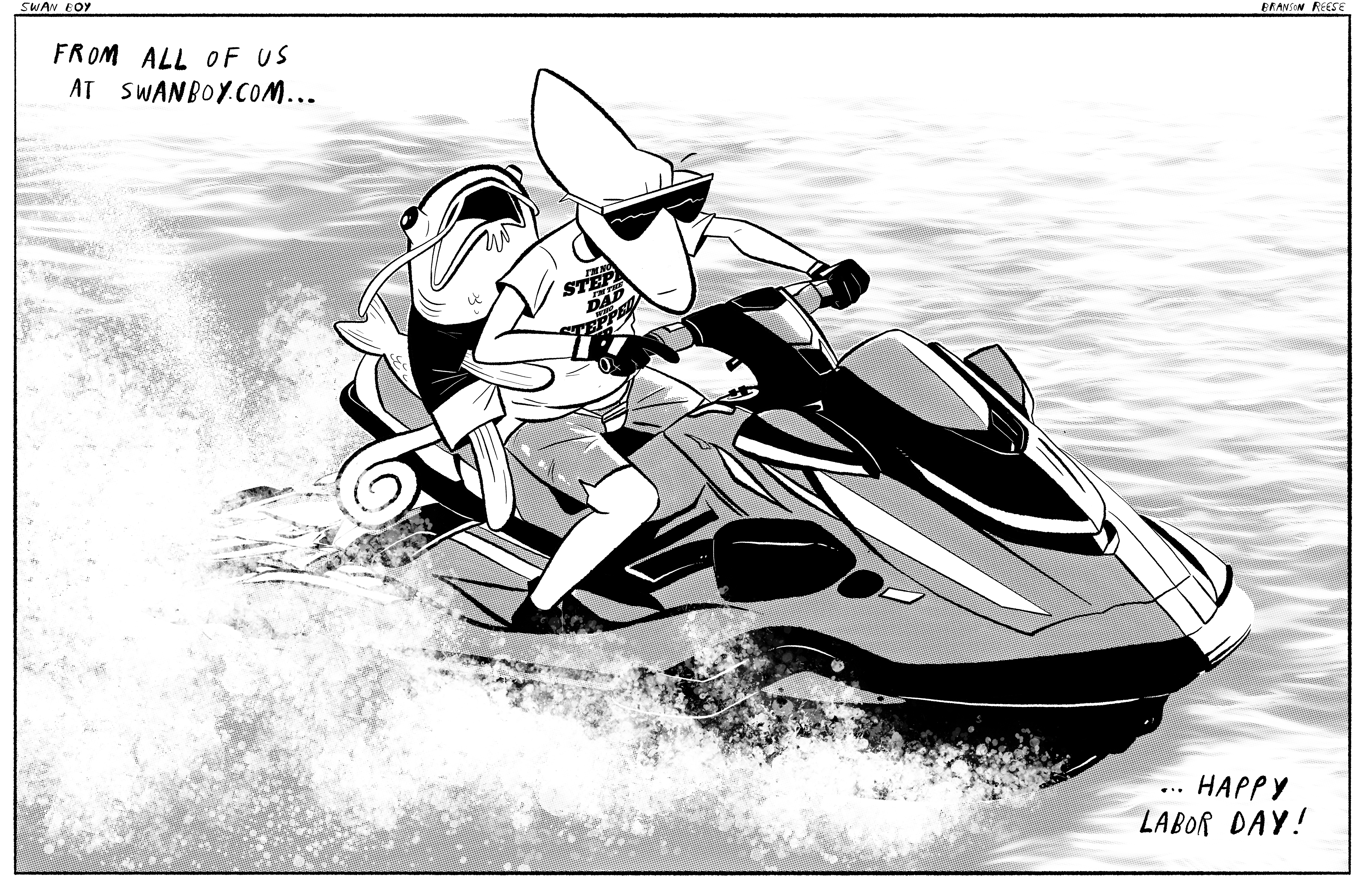 "Little Caeser" by Kiss blasting from somebody's pickup truck parked on the shore