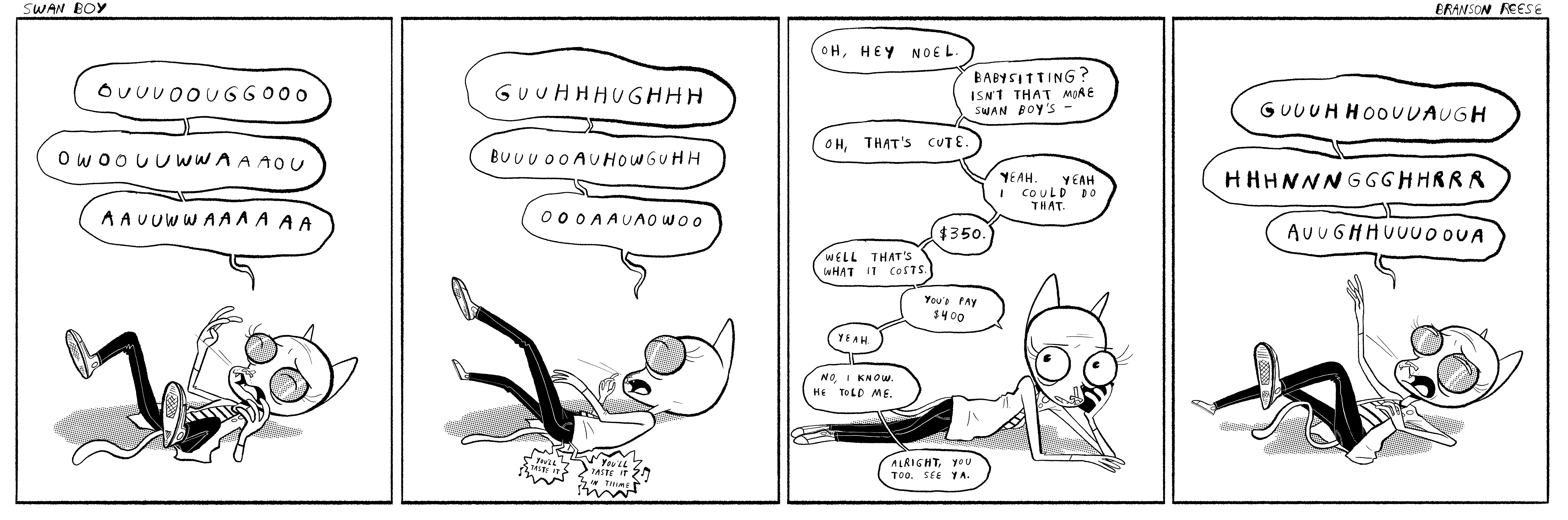 A tiny, muffled Dream Police voice coming from her subconscious "She's resisting!"