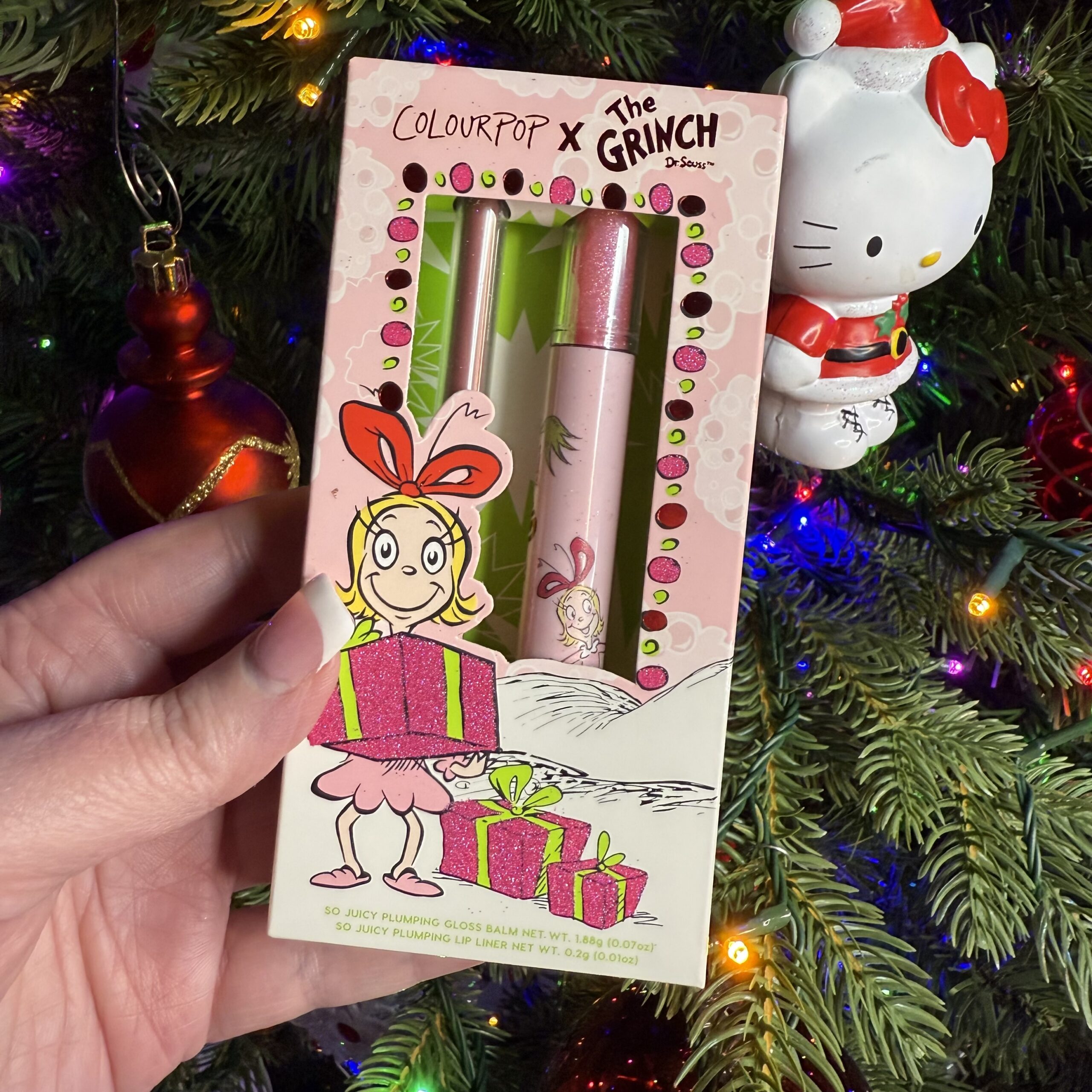 Grinch So Juicy Gloss and Liner Set So Juicy Plumping Gloss Balm & Liner Kit
