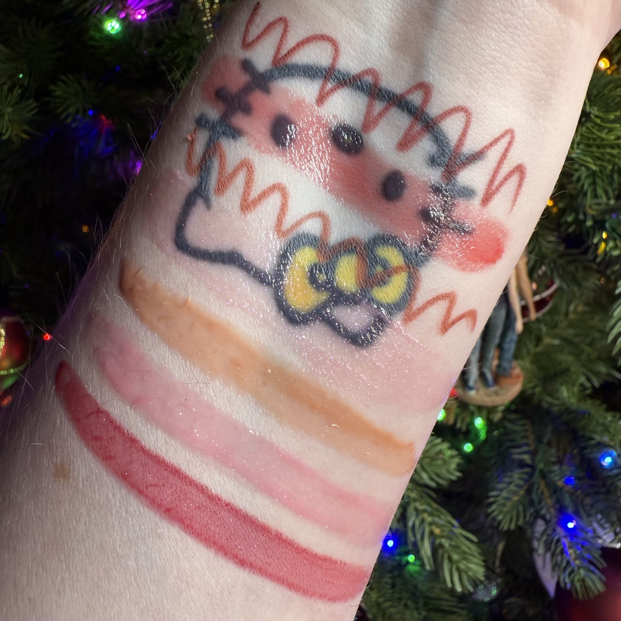 Colourpop x The Grinch Swatches