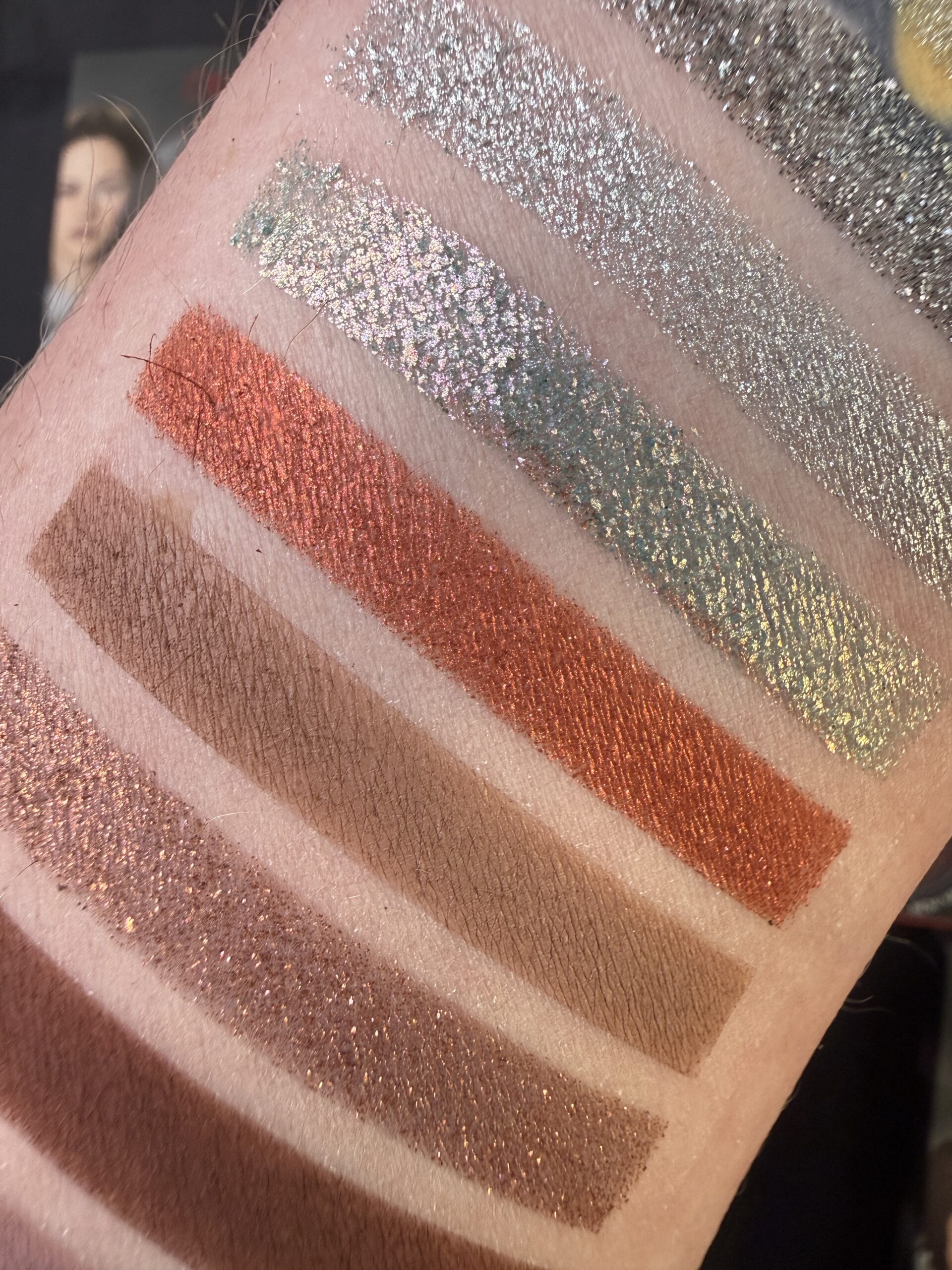 Colourpop x Eclipse palette swatches