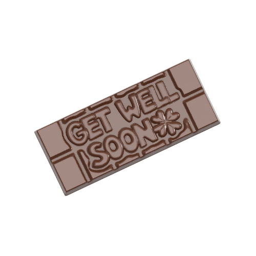 CW12013 Chocolate Mould Tablet Get Well Soon