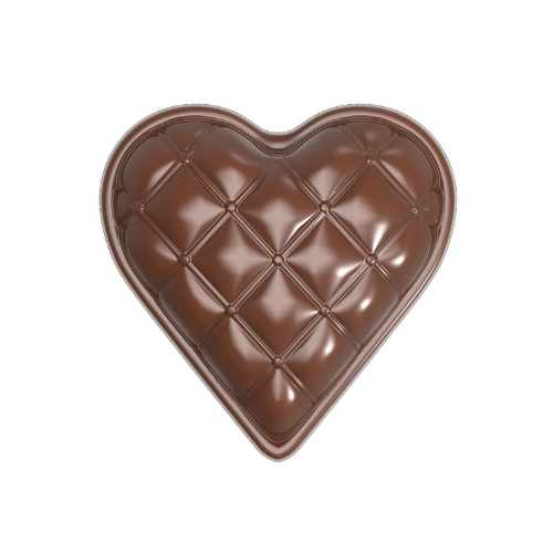 CW1945 Chocolate Mould Bonbonniere Heart Chesterfield