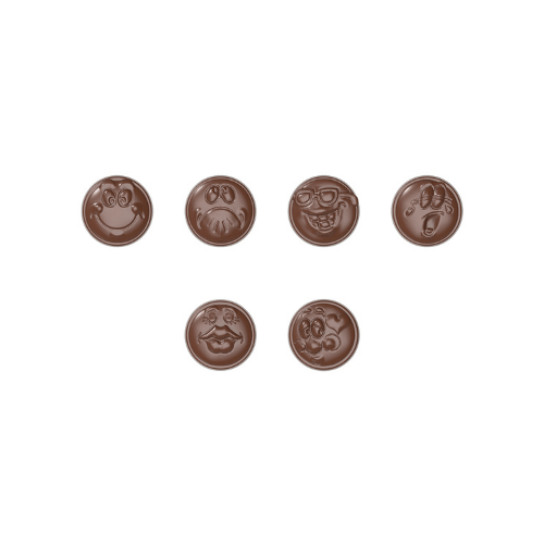 CW2457 Chocolate Mould Smiley