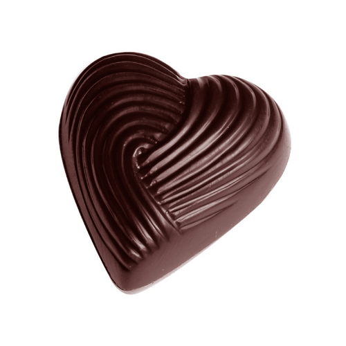 CW1513 Chocolate Mould Heart Braided