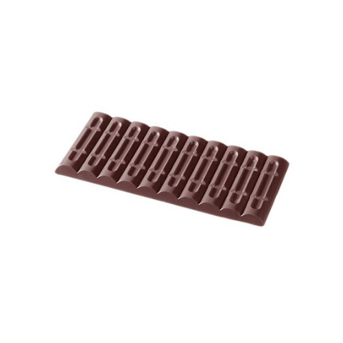 CW2072 Chocolate Mould Tablet 1x10 Groove 80.50 gr