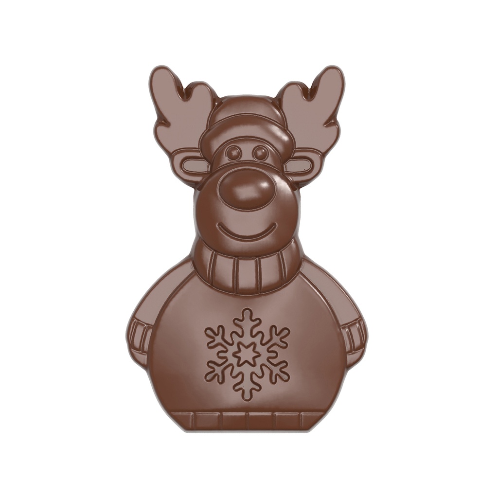 CW12192 Chocolate mould tablet Rudolf
