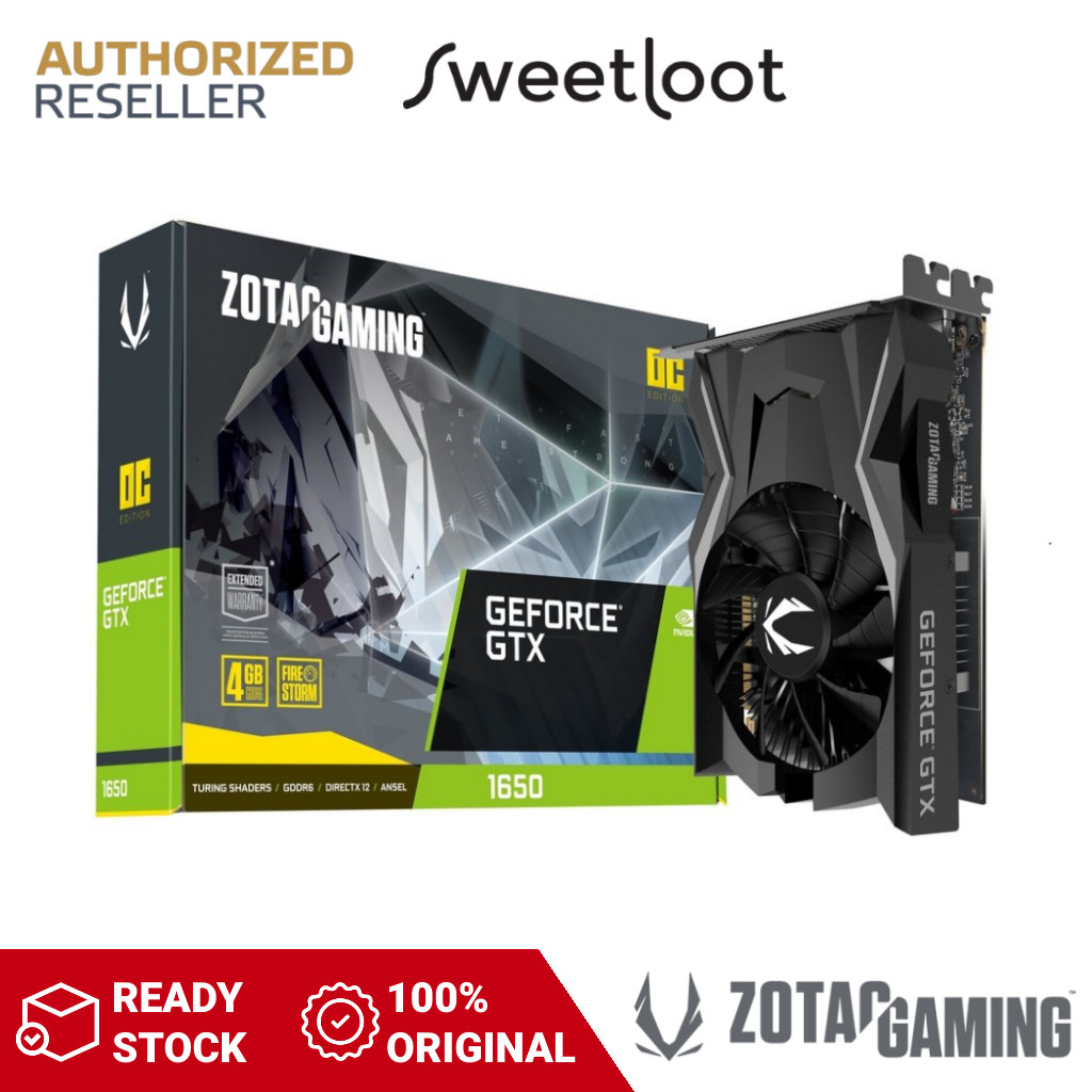 PCパーツ ZOTAC GeForce GTX1650 OC 4GB ZOTAC GAMING GeForce GTX 1650 OC | ZOTAC