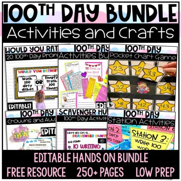100th Day of School Bundle