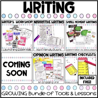 writing resources growing bundle of tools and lessons