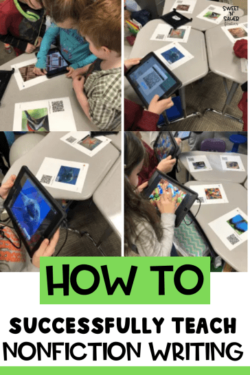 how to teach informational writing to primary students