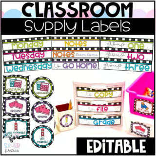 editable classroom supply labels for school supplies