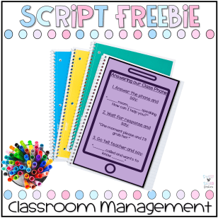 editable classroom script for answering the phone