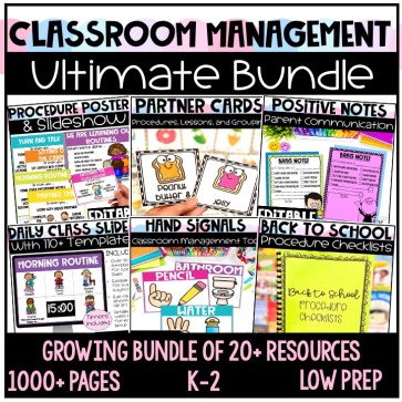 growing classroom management bundle full of tools and resources to help with classroom management
