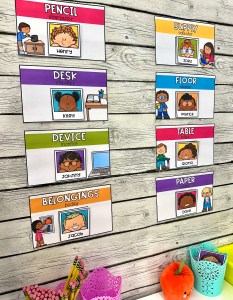 Classroom dismissal jobs that help students clean up and prepare the classroom before leaving
