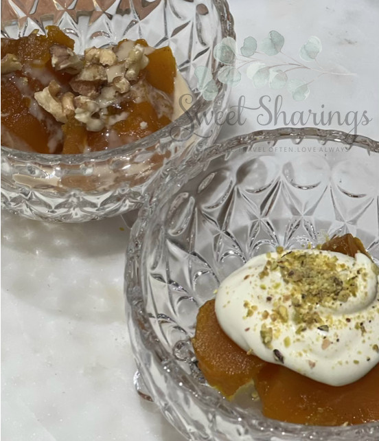 Turkish Pumpkin Candy Dessert