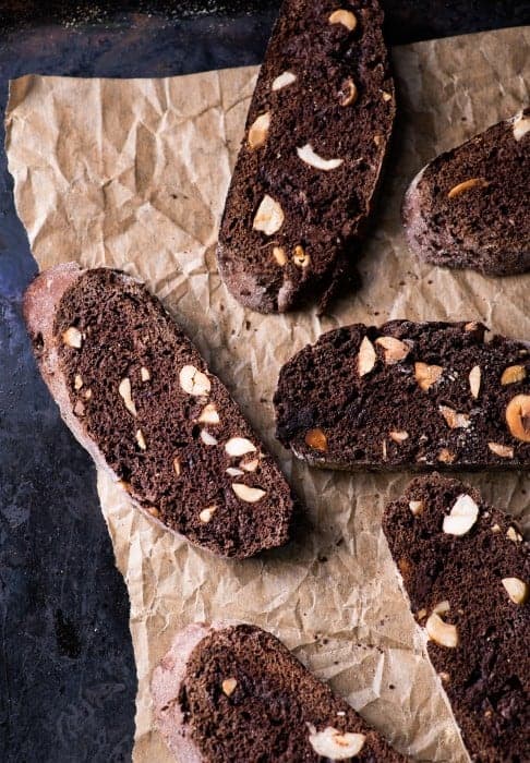 Bake a batch of crunchy biscotti with nuts, fruit and/or chocolate.