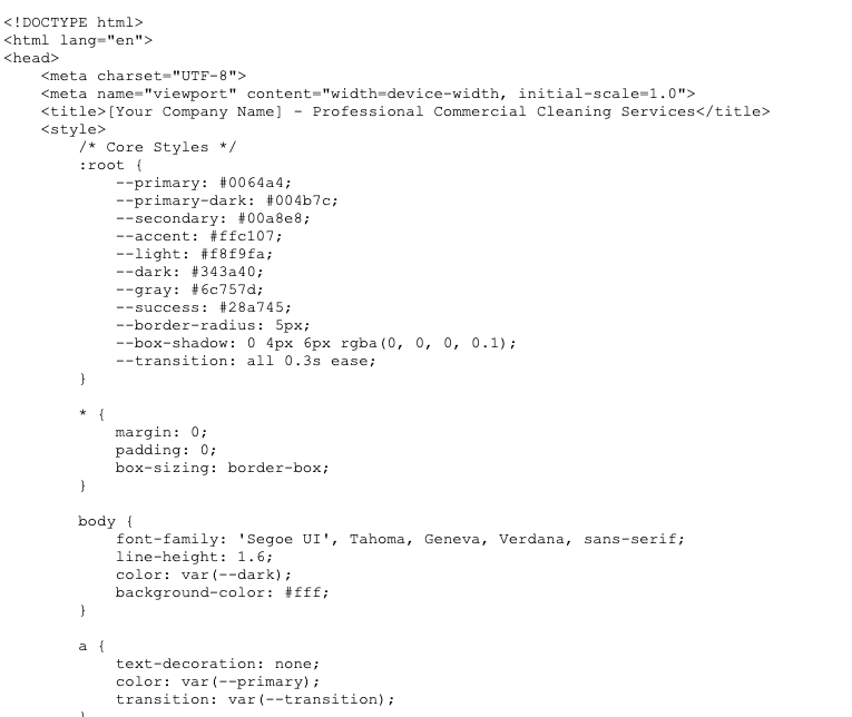 Cleaning Website Template Durable - Best Landscape Designs in HD