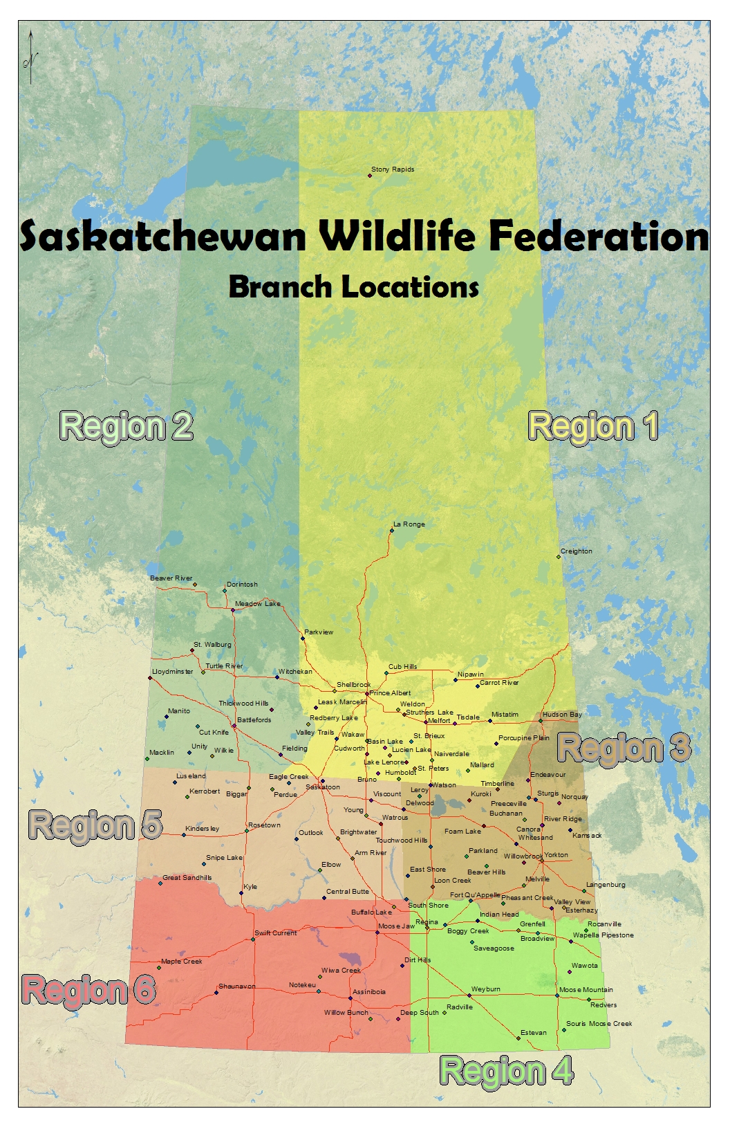 Map SWF Regions 