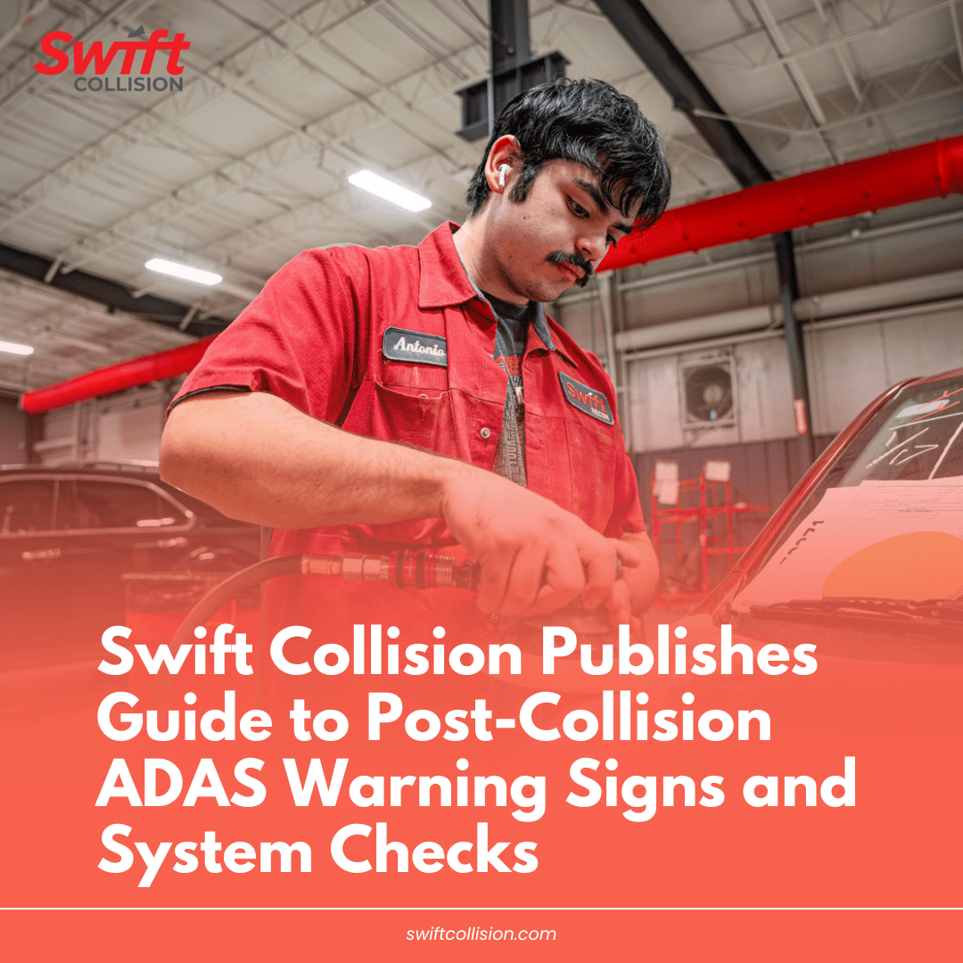 Post-collision ADAS warning signs guide