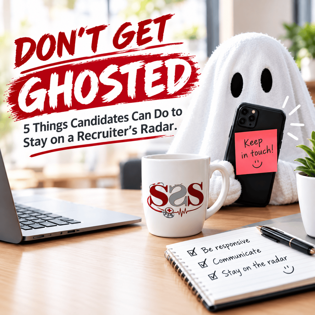 DON’T GET GHOSTED 5 Things Candidates Can Do to Stay on a Recruiter’s Radar