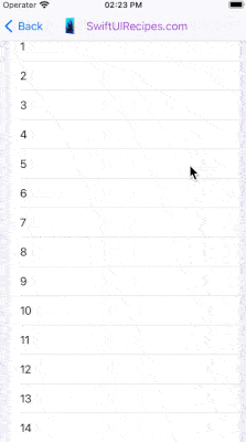 Update Swiftui Navigation Bar On Scroll Swift Ui Recipes - Mobile Gradient Backgrounds for Desktop