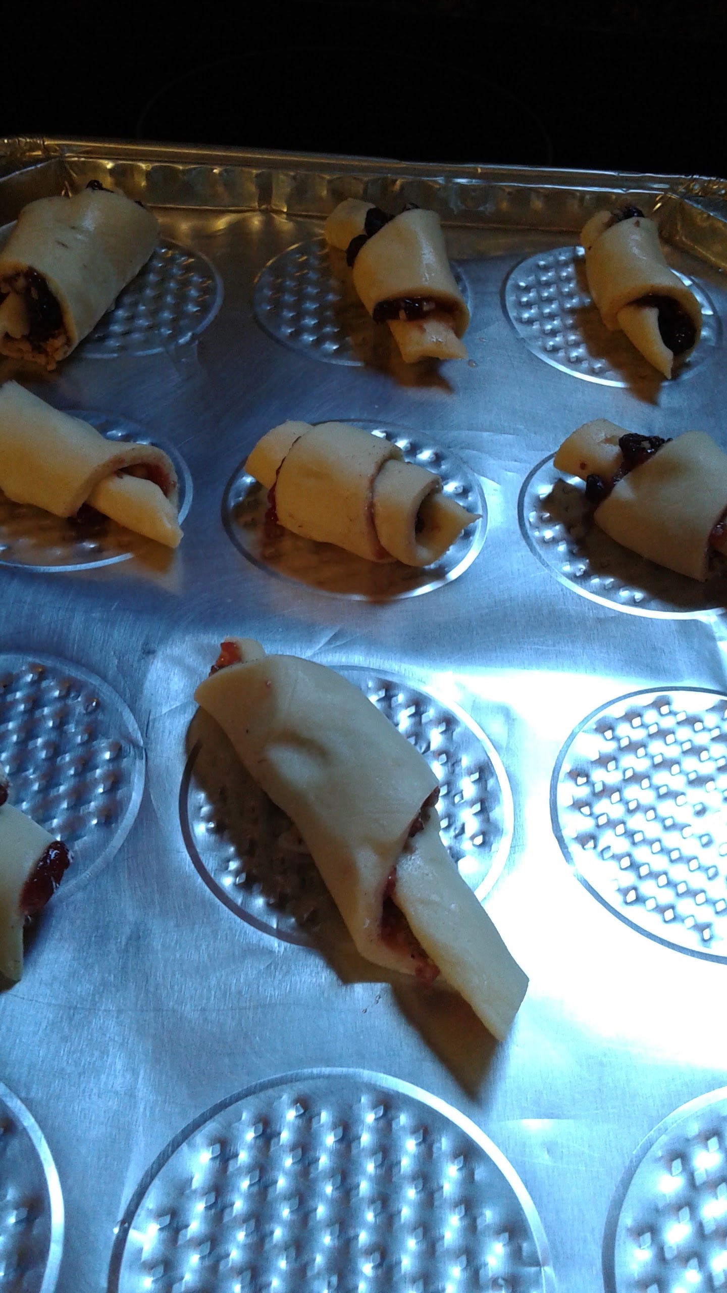 rugalach ready for baking