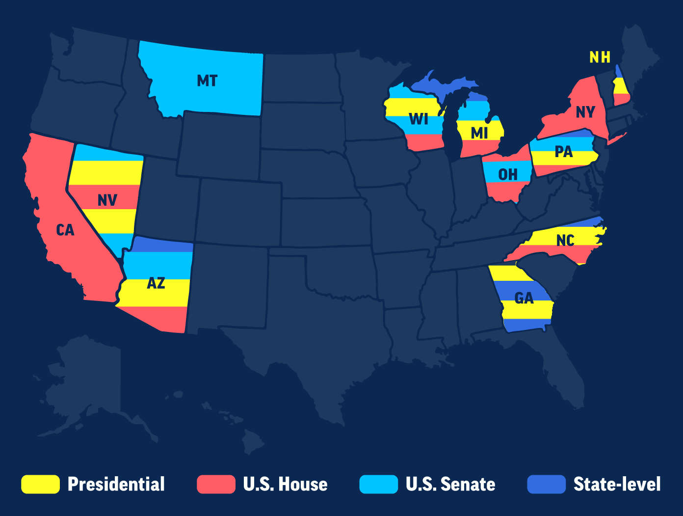 Democrat Vs Republican States 2024 2024 Sl Targets Updated Web 