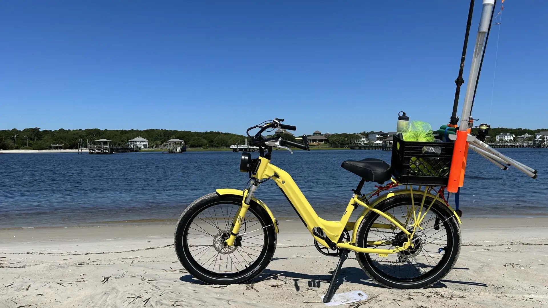 Model R on Beach